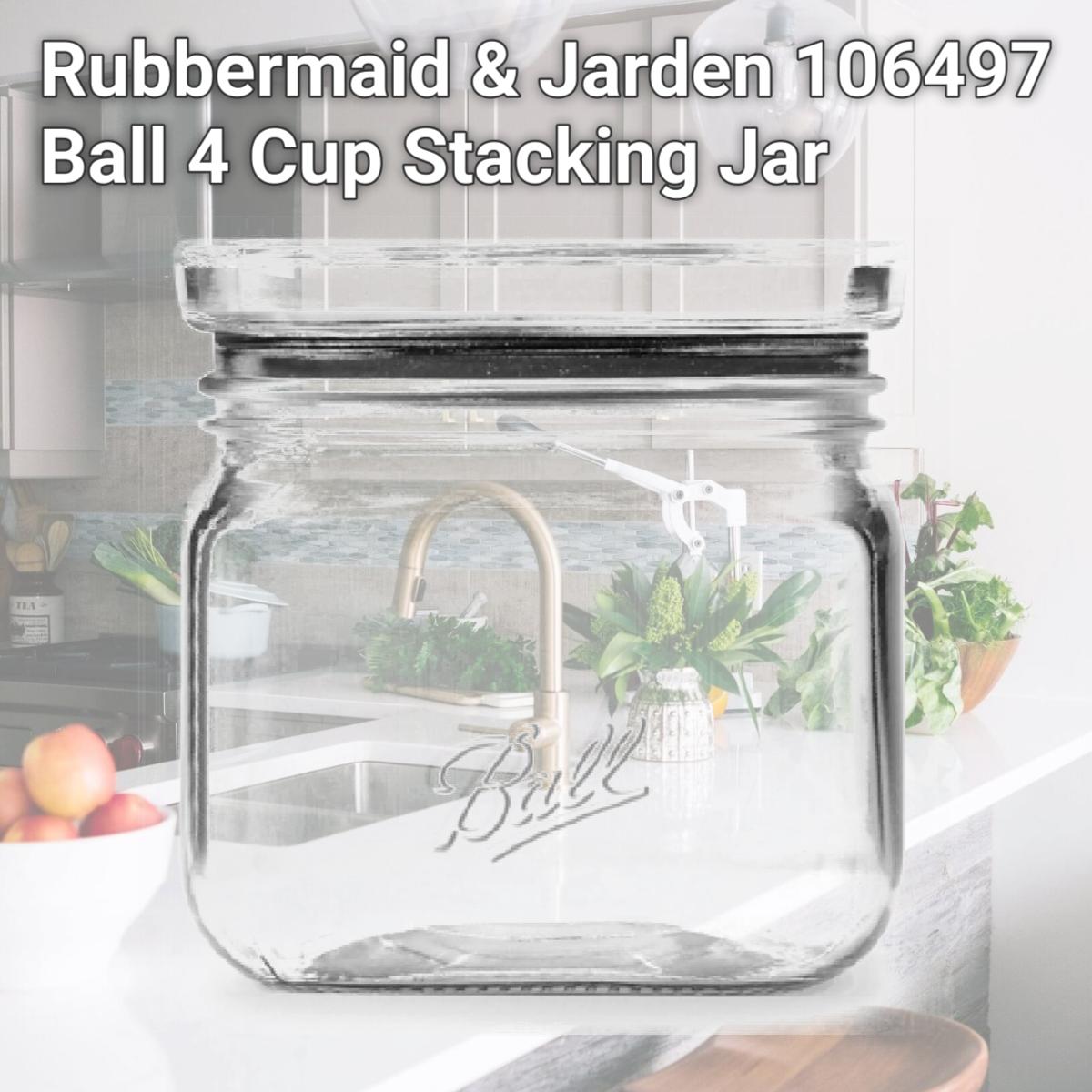 Picture of Rubbermaid & Jarden 106497 Ball 4 Cup Stacking Jar