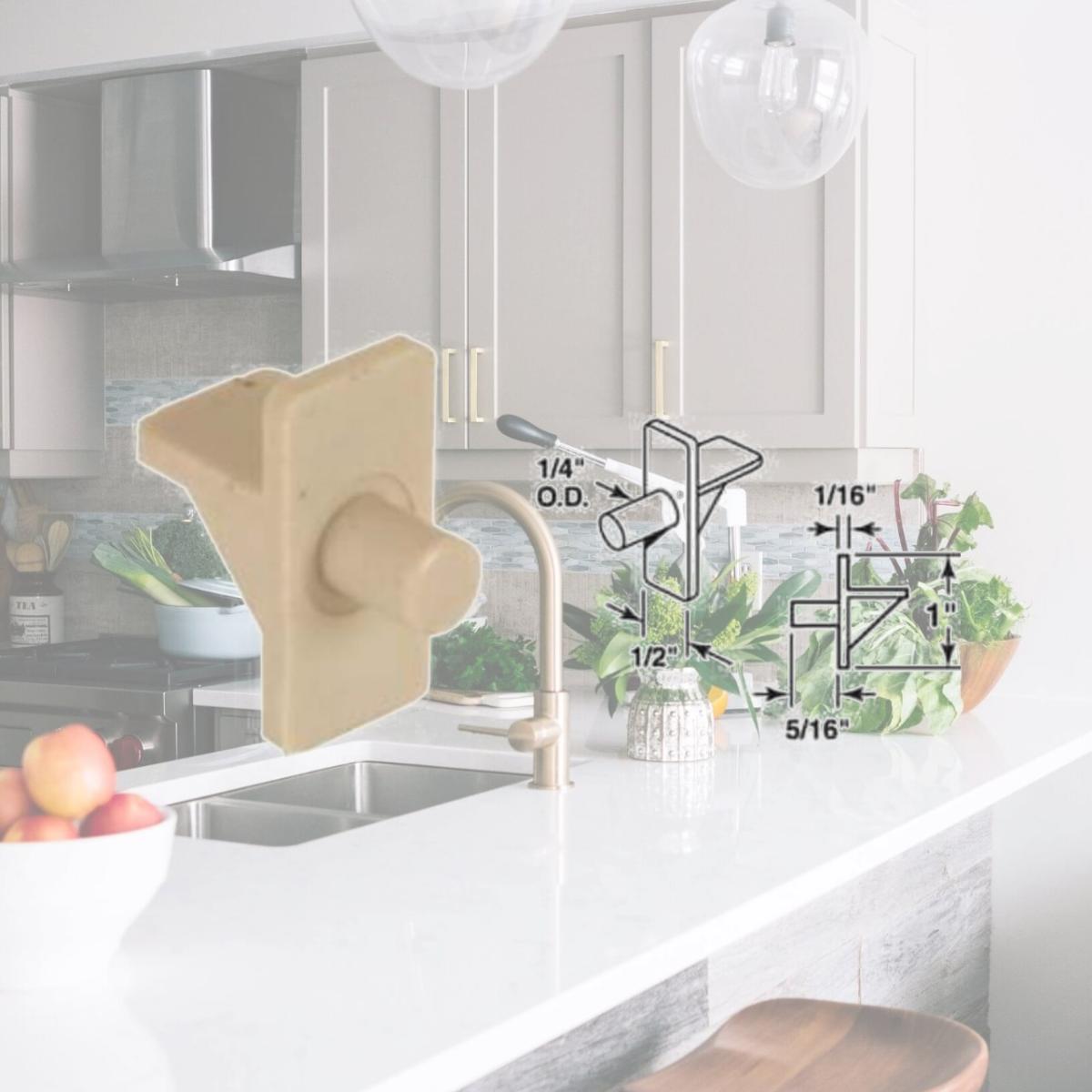 Picture of Prime Line Products 106475 0.25 in. Almond Plastic Shelf Pegs