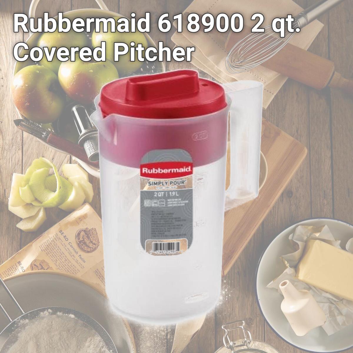 Picture of Rubbermaid 618900 2 qt. Covered Pitcher