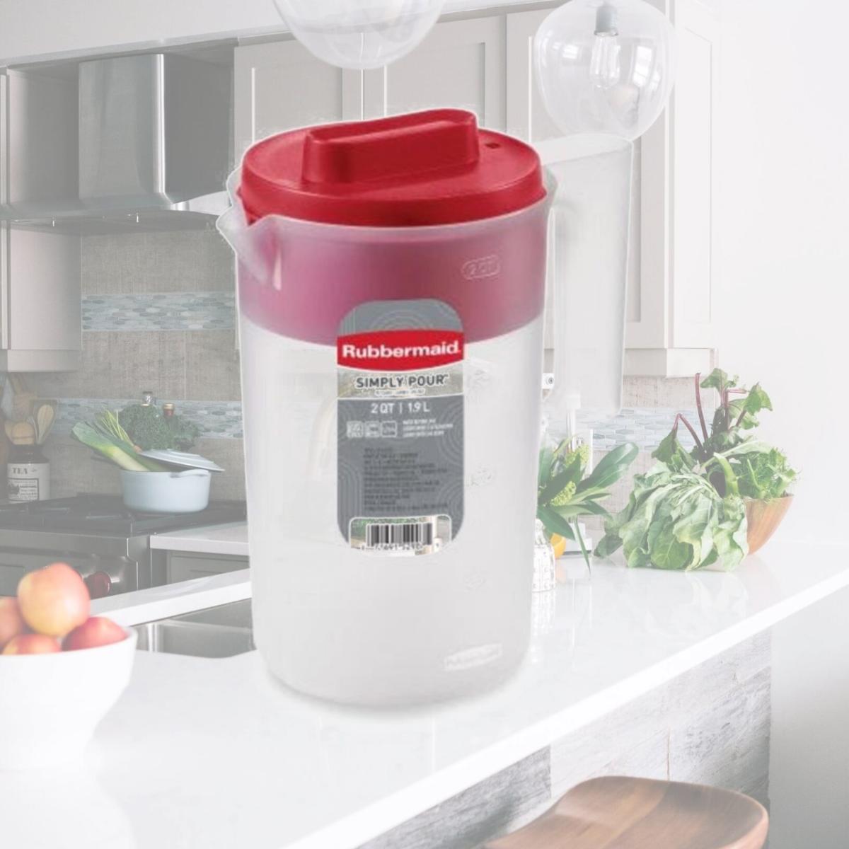 Picture of Rubbermaid 618900 2 qt. Covered Pitcher