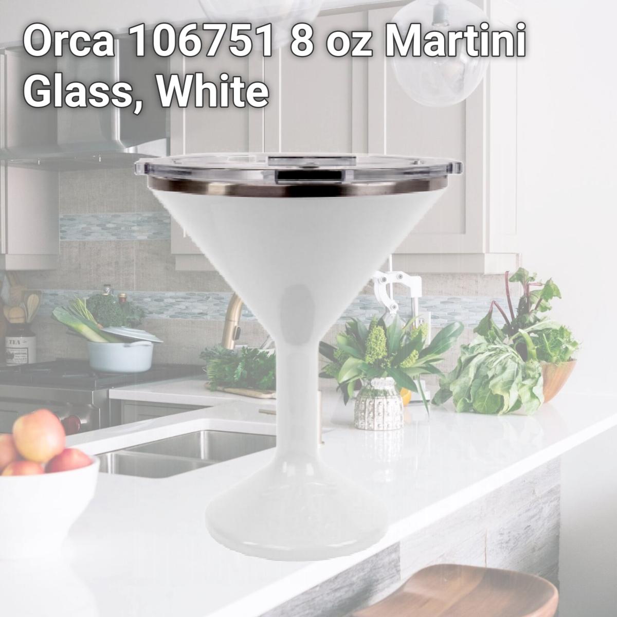 Picture of Orca 106751 8 oz Martini Glass, White