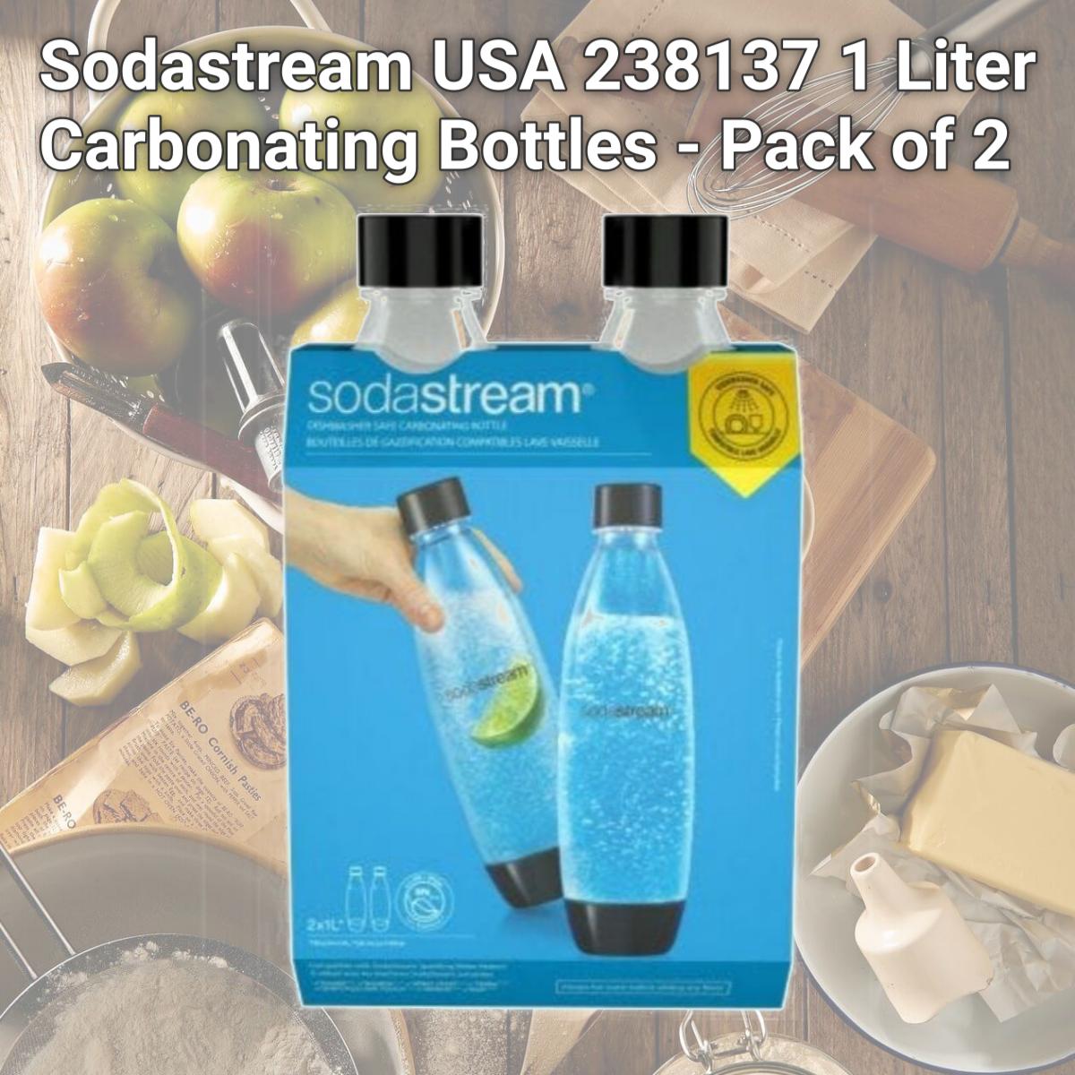 Picture of Sodastream USA 238137 1 Liter Carbonating Bottles - Pack of 2