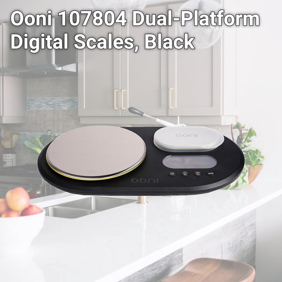 Picture of Ooni 107804 Dual-Platform Digital Scales, Black