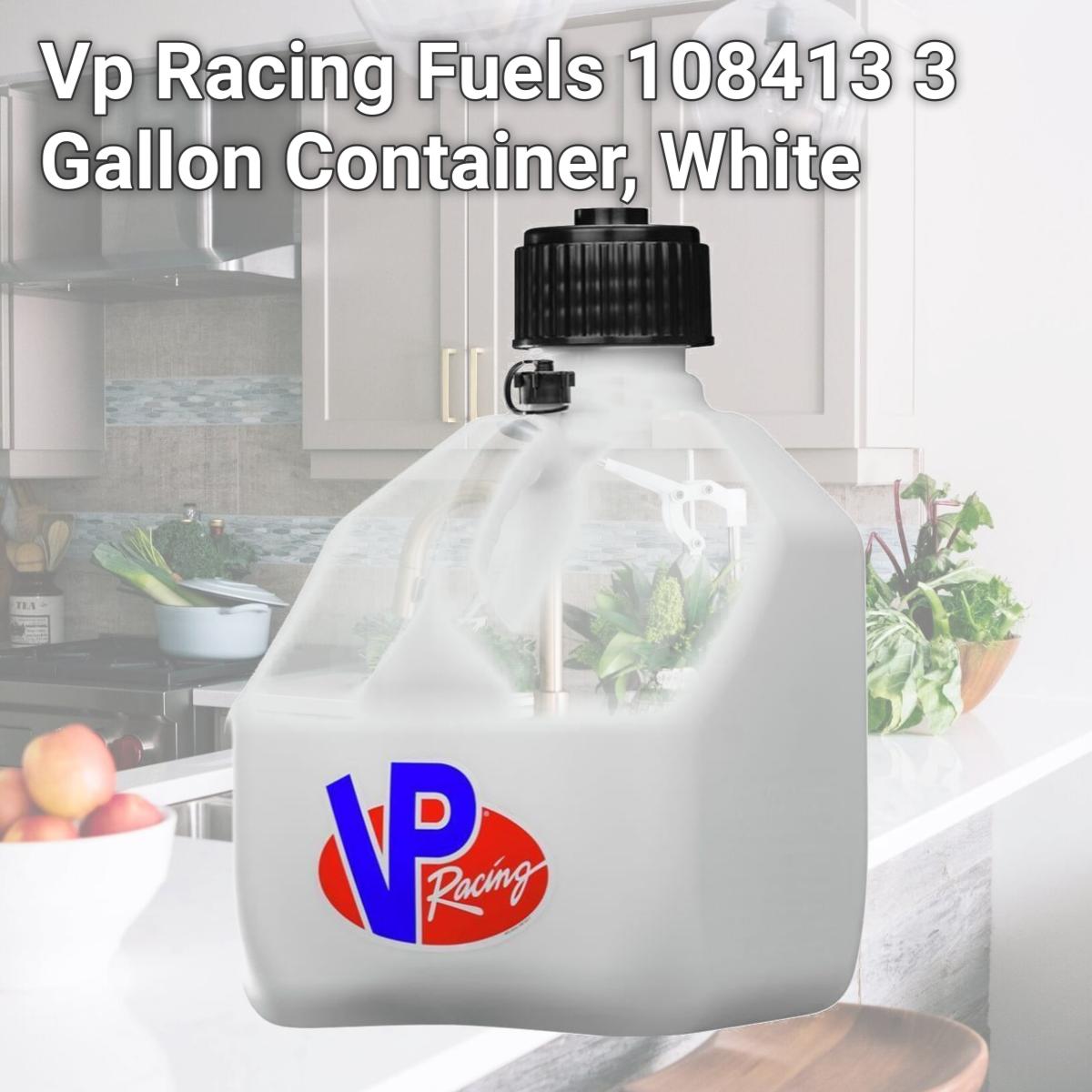 Picture of Vp Racing Fuels 108413 3 Gallon Container, White