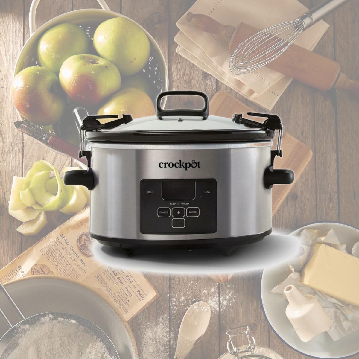 Picture of Newell Brands Distribution 110863 4 qt. Stainless Steel Slow Cooker