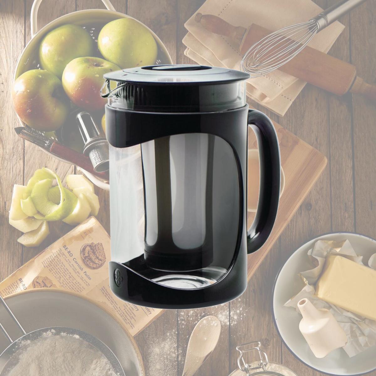 Picture of Epoca International 111429 1.6 qt. Plastic Cold Brew Coffee Maker, Black - Pack of 4