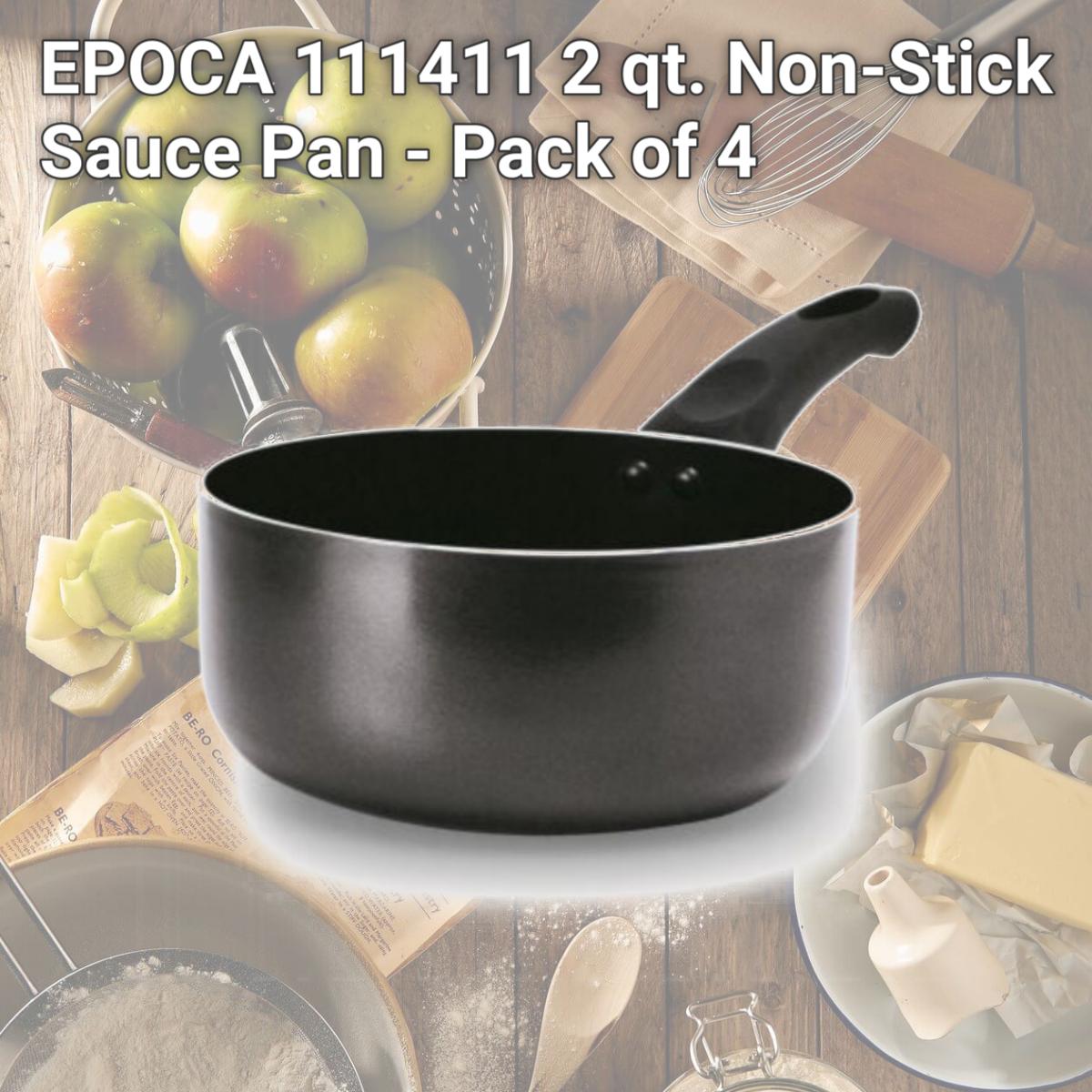 Picture of EPOCA 111411 2 qt. Non-Stick Sauce Pan - Pack of 4