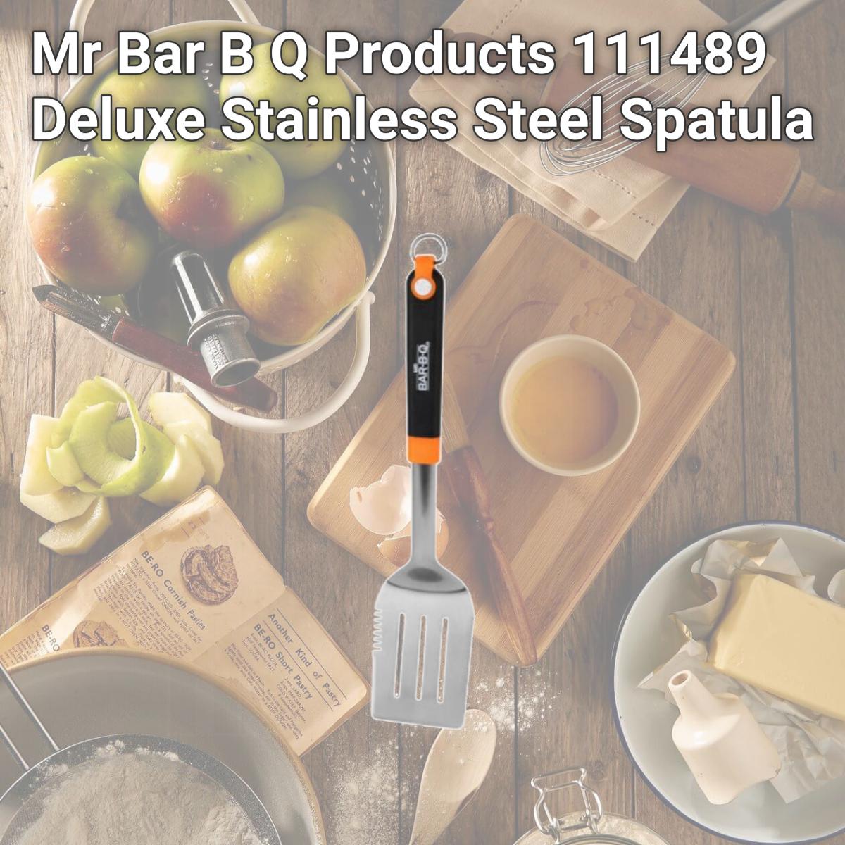 Picture of Mr Bar B Q Products 111489 Deluxe Stainless Steel Spatula