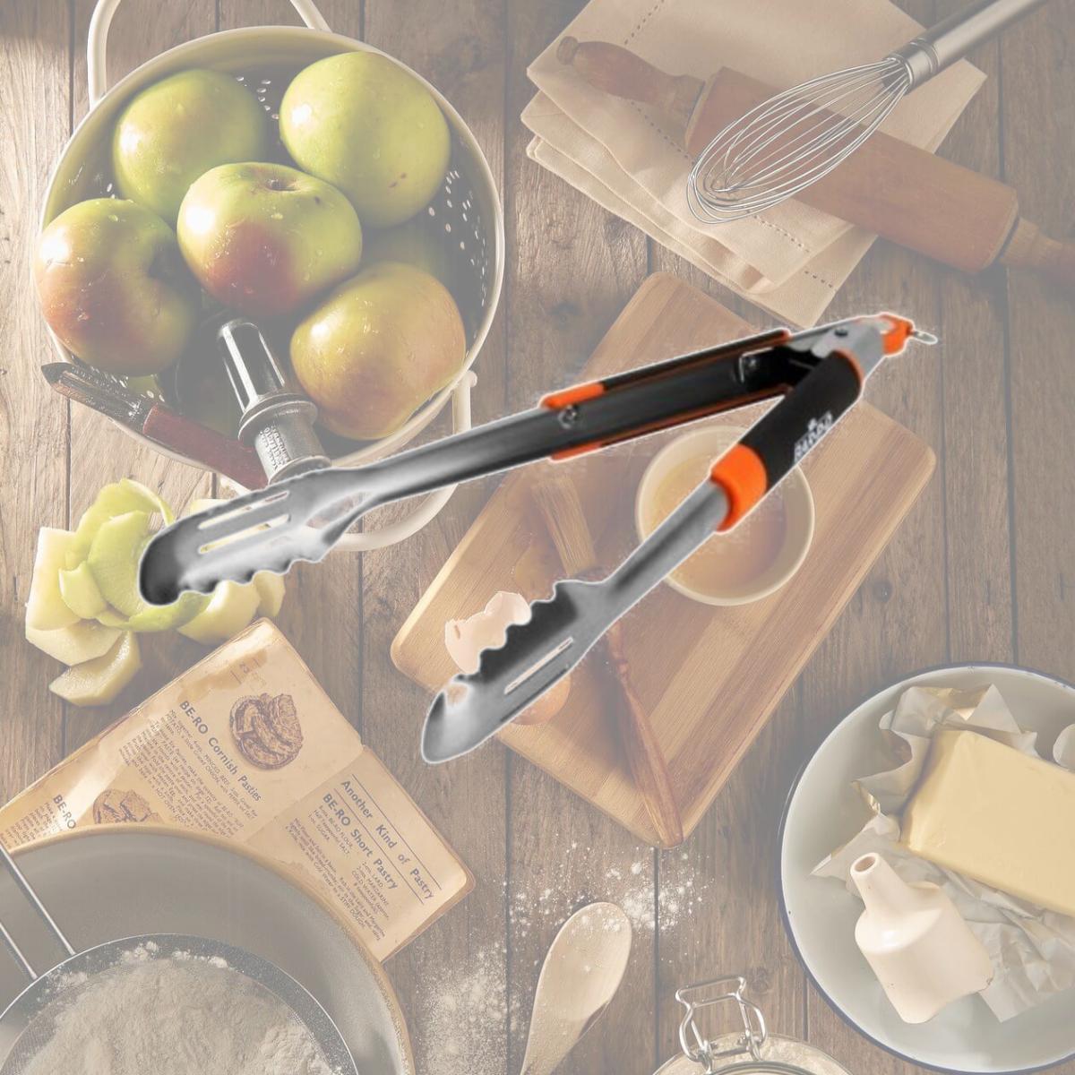 Picture of Mr Bar B Q Products 111491 Deluxe Stainless Steel Tongs