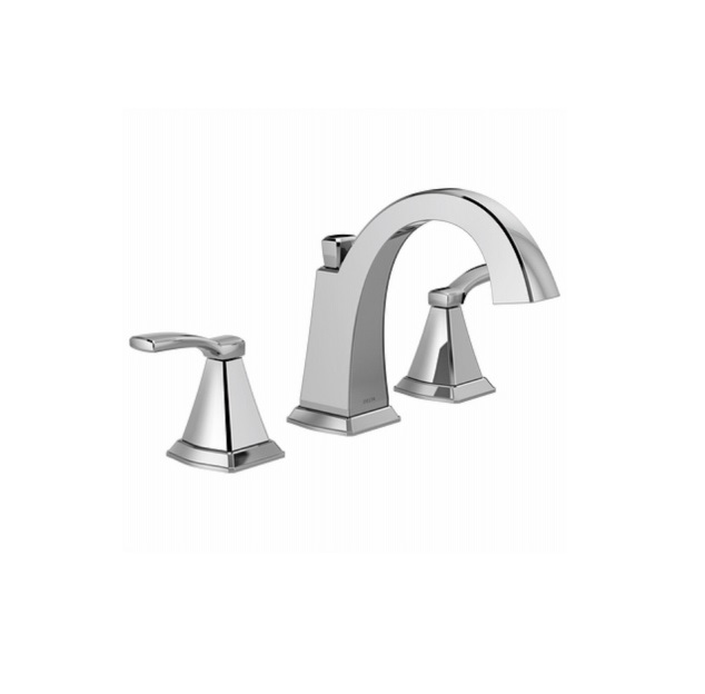 UPC 034449848077 product image for Delta Faucet 112157 Chrome Flyn Finial Widespread Lavatory Faucet | upcitemdb.com