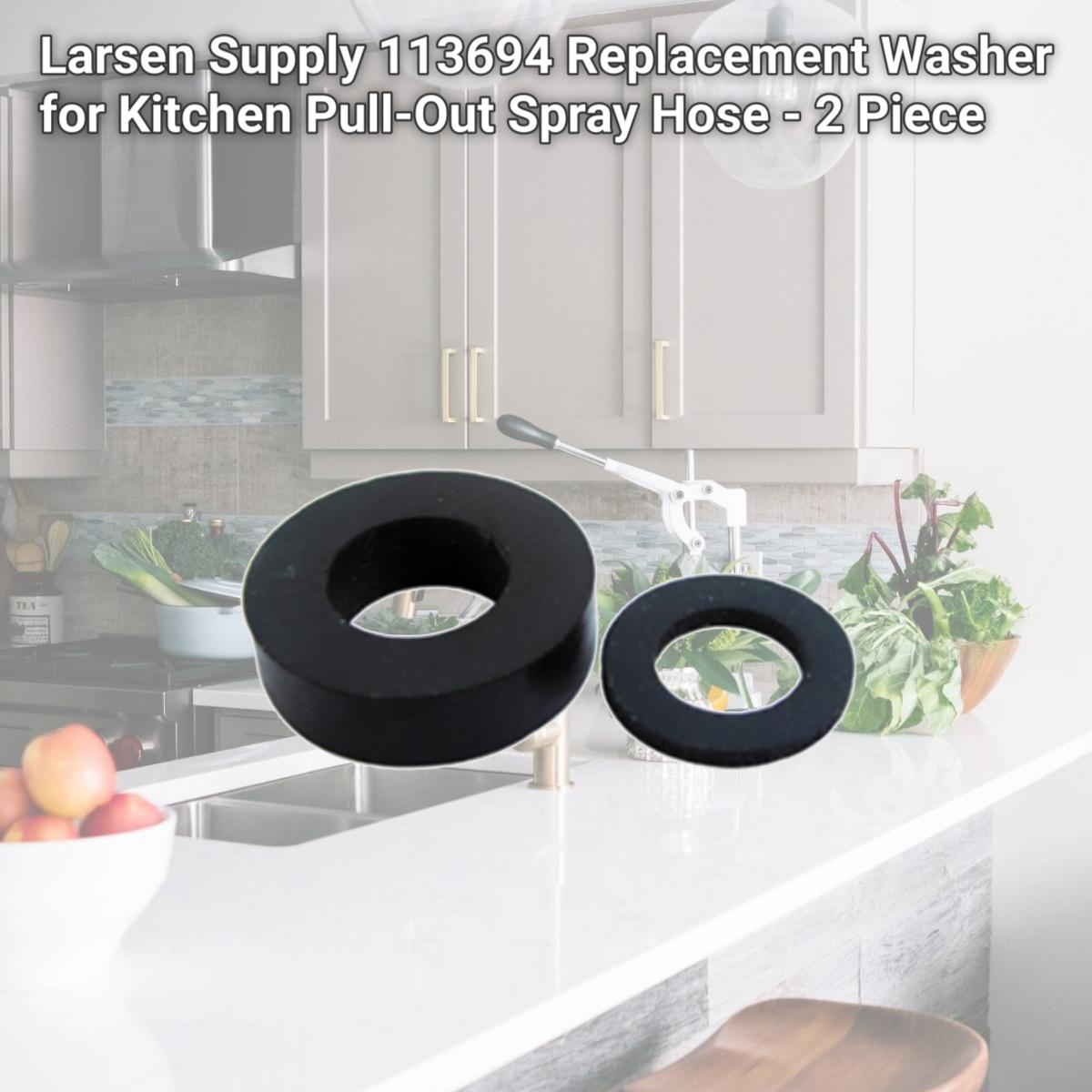Picture of Larsen Supply 113694 Replacement Washer for Kitchen Pull-Out Spray Hose - 2 Piece