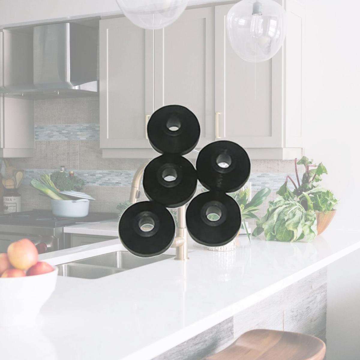 Picture of Larsen Supply 113569 0.5 x 0.75 in. Black Neoprene Beveled Faucet Bibb Washer - Pack of 6