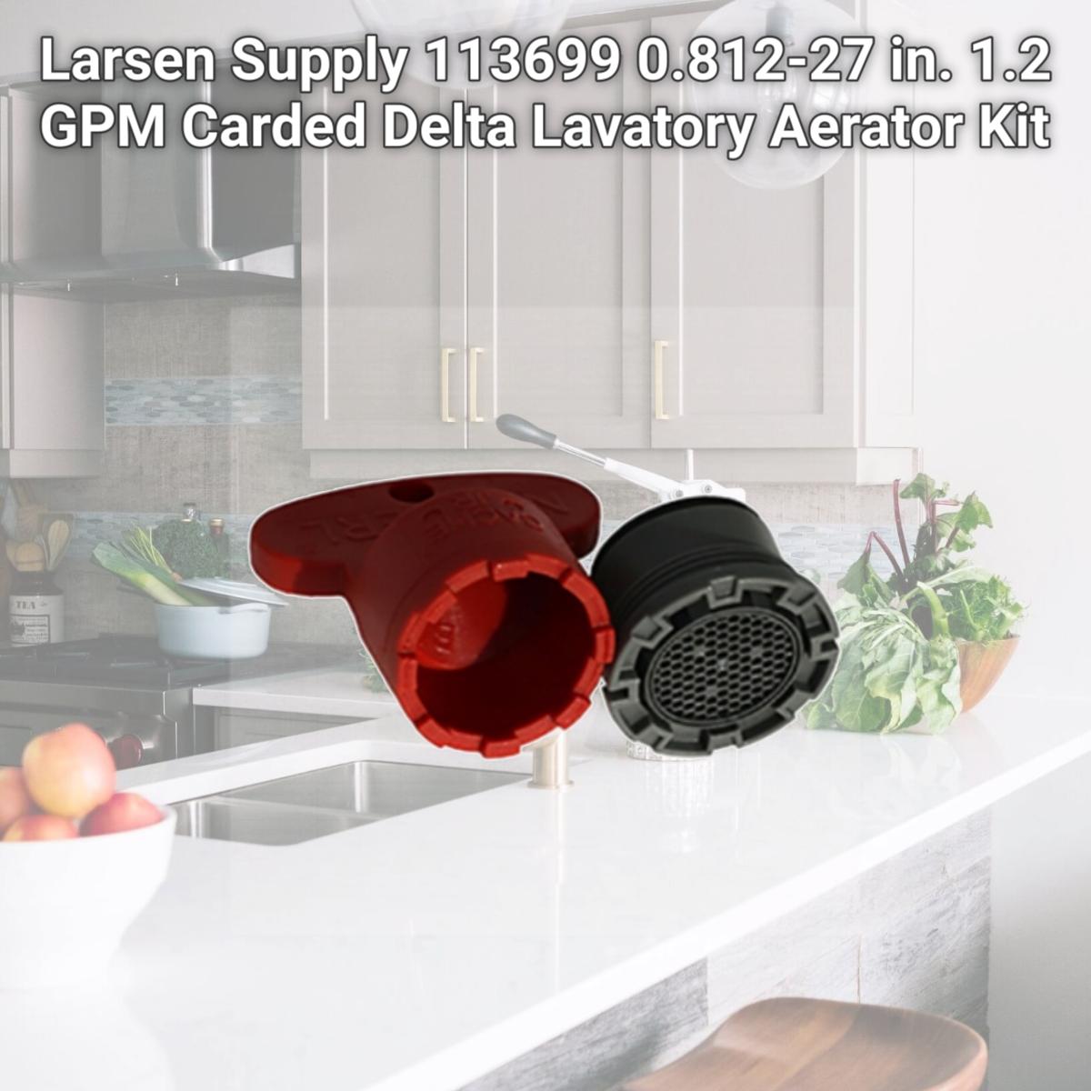 Picture of Larsen Supply 113699 0.812-27 in. 1.2 GPM Carded Delta Lavatory Aerator Kit