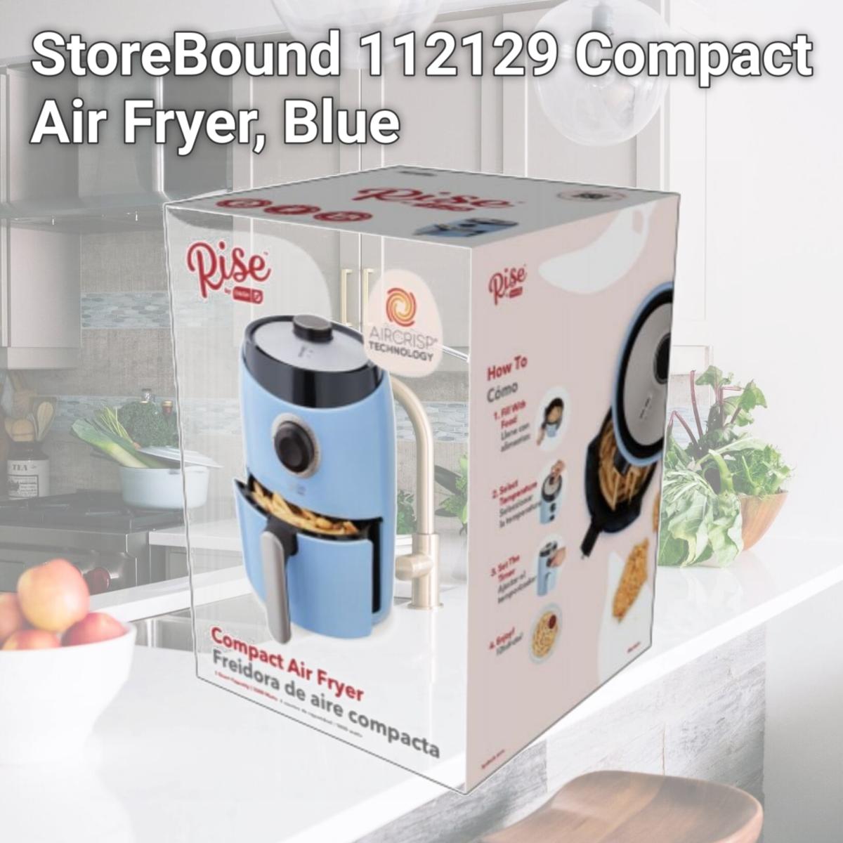 Picture of StoreBound 112129 Compact Air Fryer, Blue