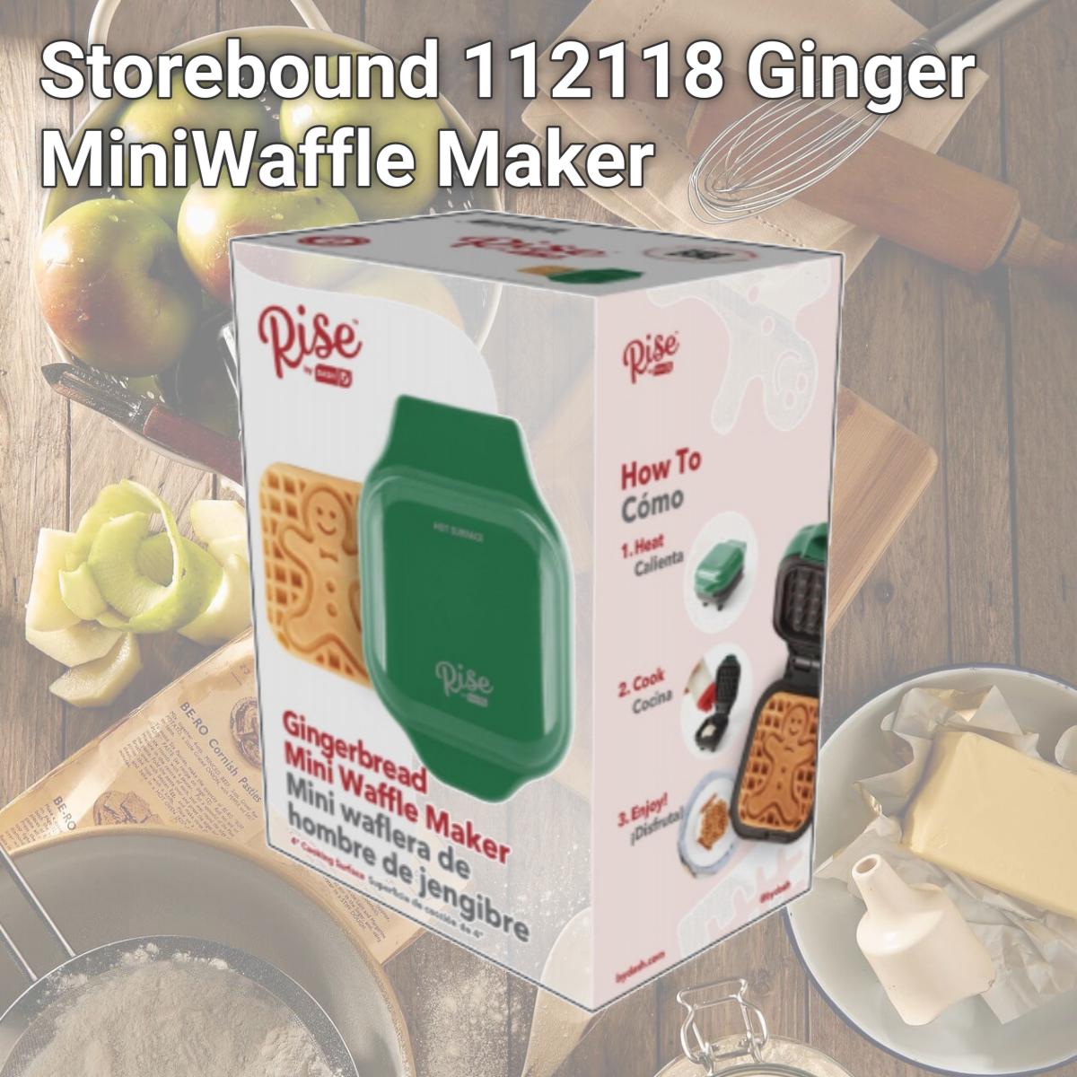 Picture of Storebound 112118 Ginger MiniWaffle Maker