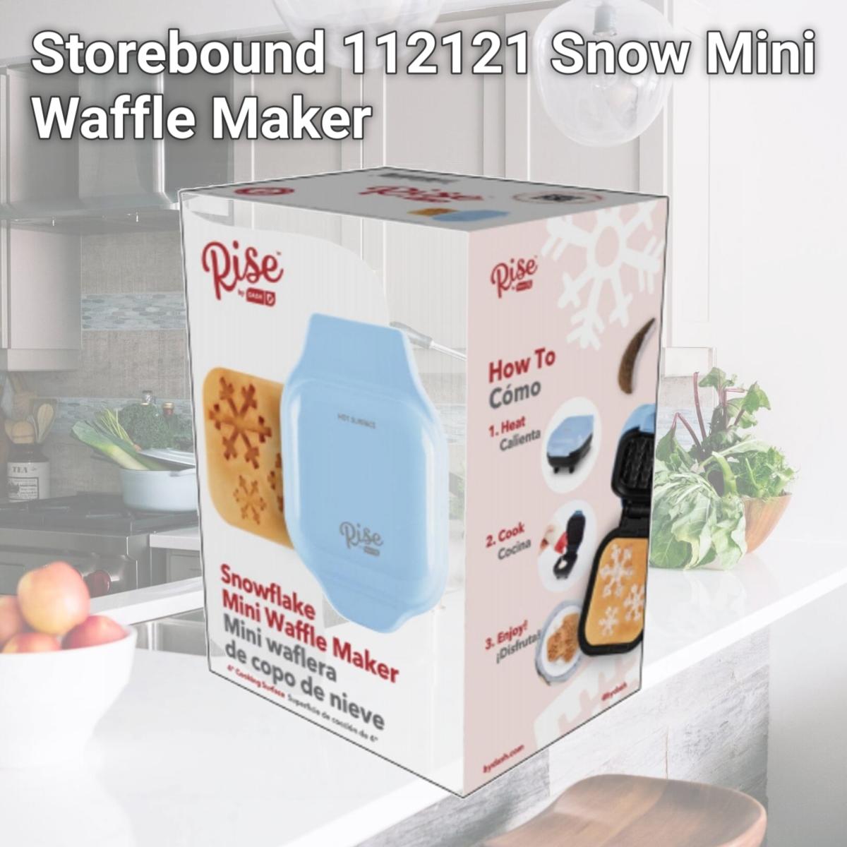 Picture of Storebound 112121 Snow Mini Waffle Maker