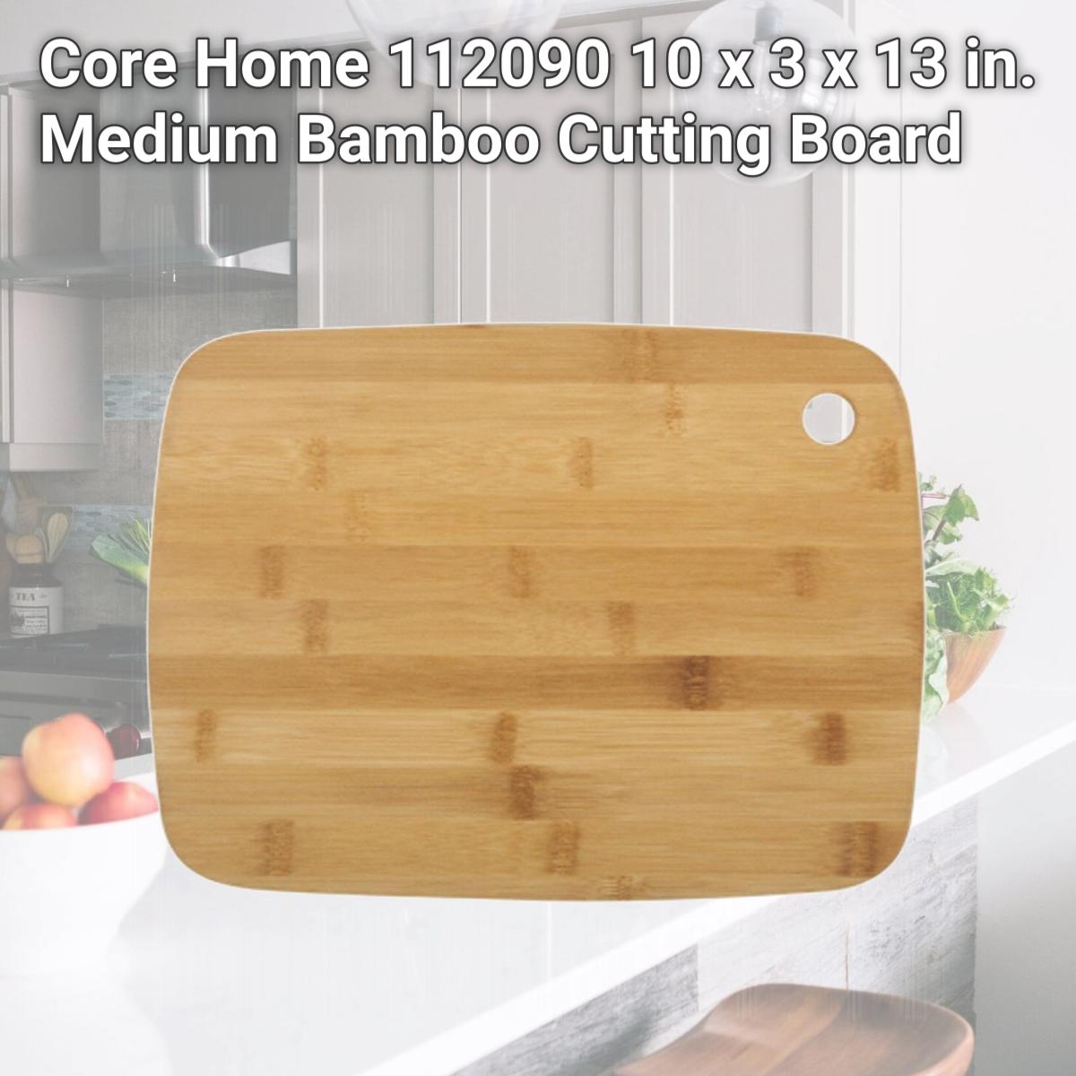 Picture of Core Home 112090 10 x 3 x 13 in. Medium Bamboo Cutting Board
