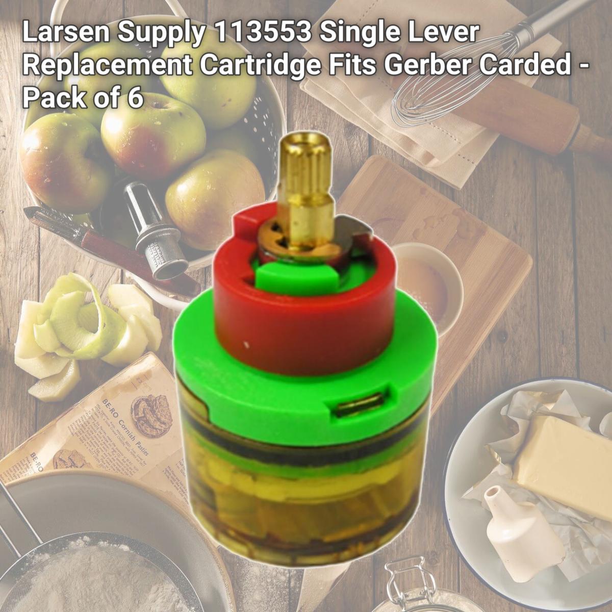 Picture of Larsen Supply 113553 Single Lever Replacement Cartridge Fits Gerber Carded - Pack of 6