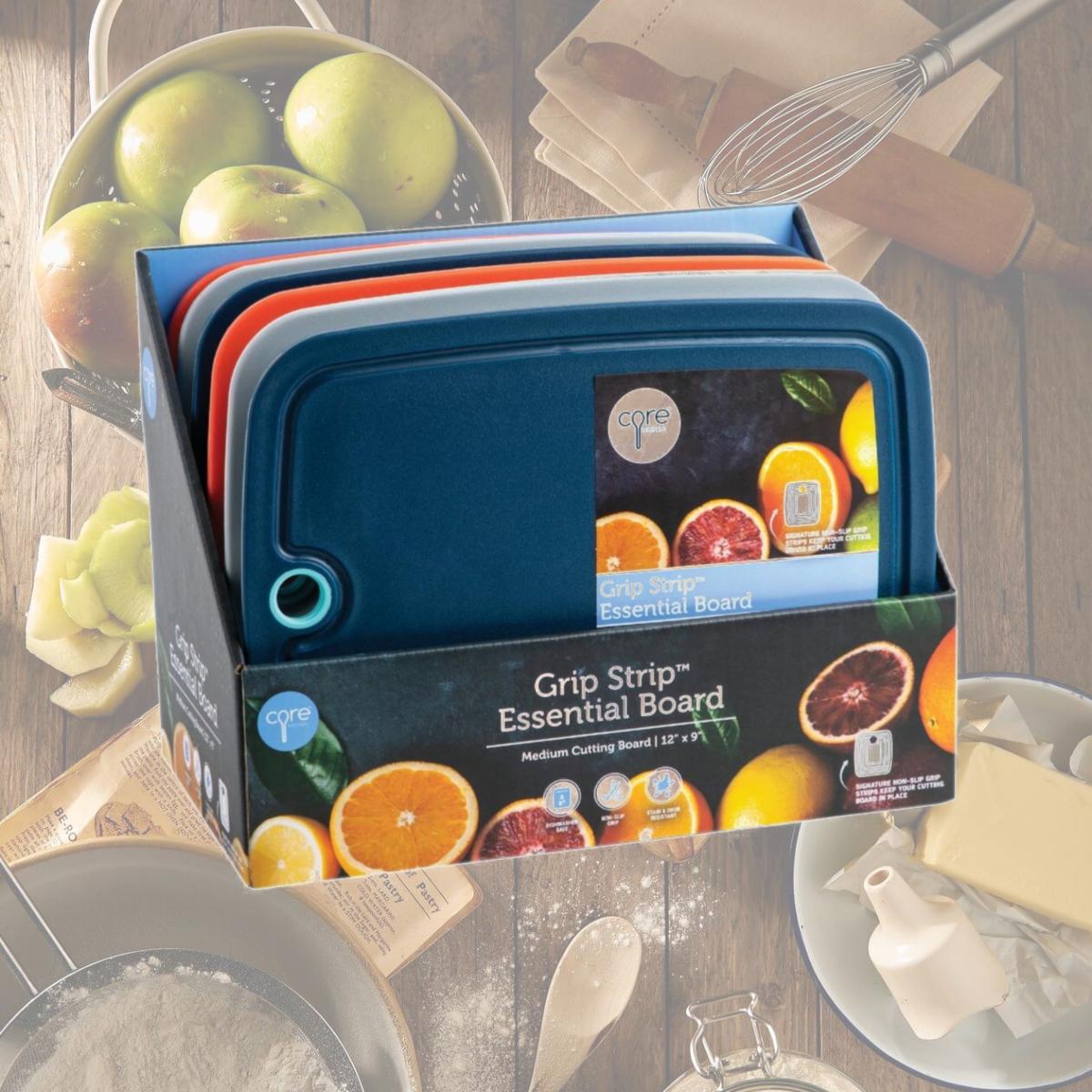 Picture of Core Home 112104 Grip Strip Cutting Board - Medium 