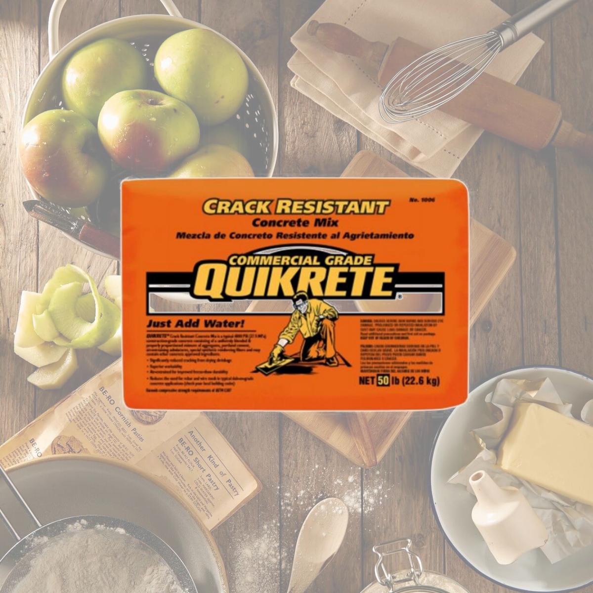 Picture of Quikrete 116151 50 lbs Crack Resistant Concrete Mix, Gray