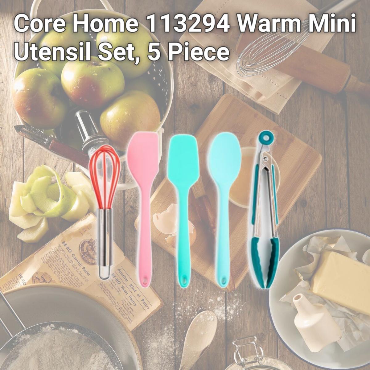 Picture of Core Home 113294 Warm Mini Utensil Set, 5 Piece