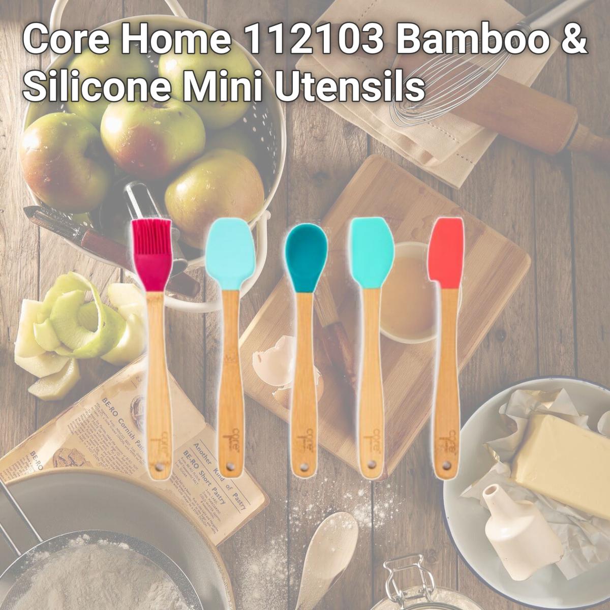 Picture of Core Home 112103 Bamboo & Silicone Mini Utensils