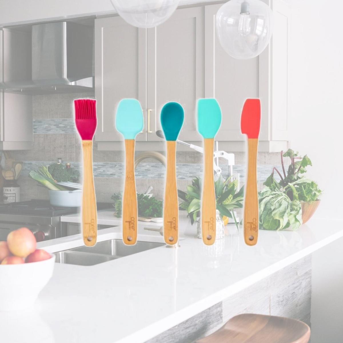 Picture of Core Home 112103 Bamboo & Silicone Mini Utensils
