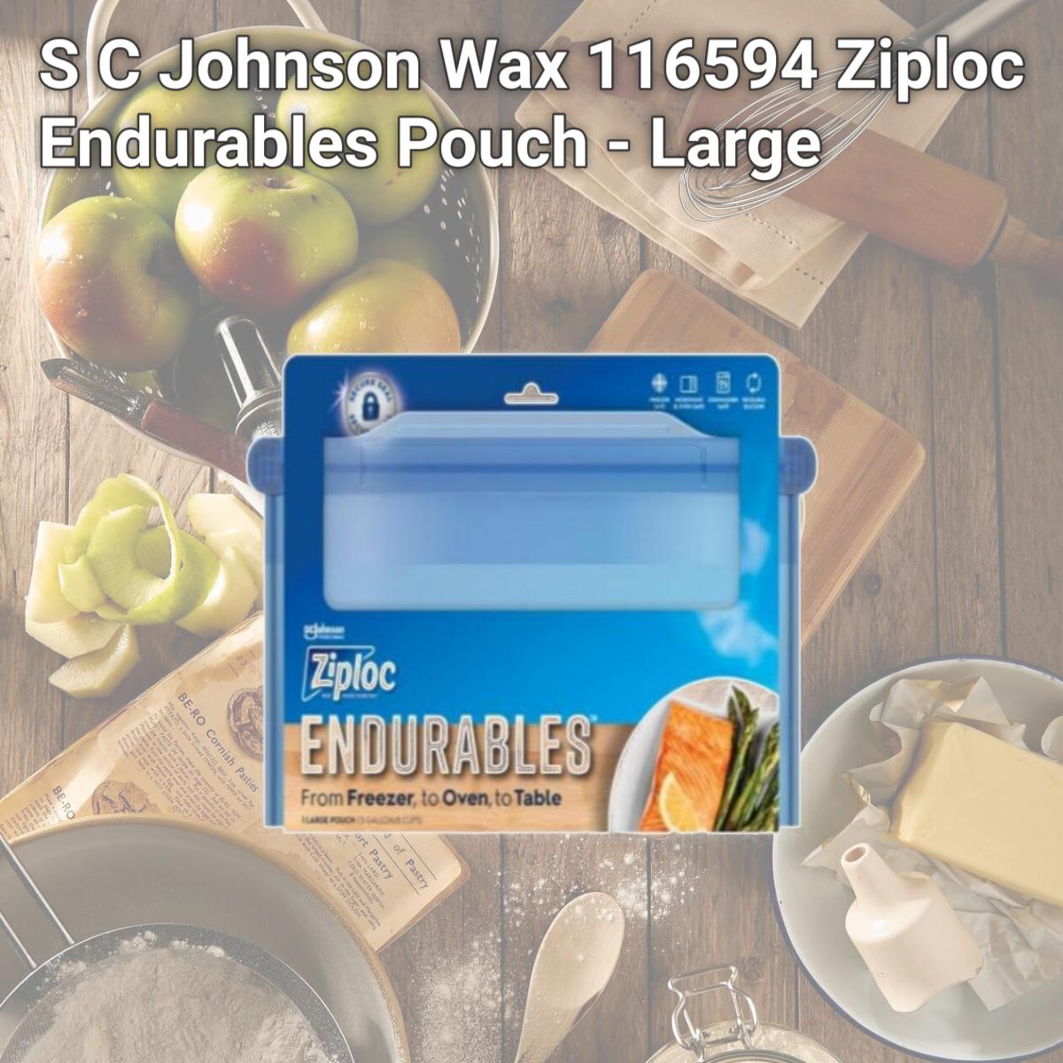 Picture of S C Johnson Wax 116594 Ziploc Endurables Pouch - Large 