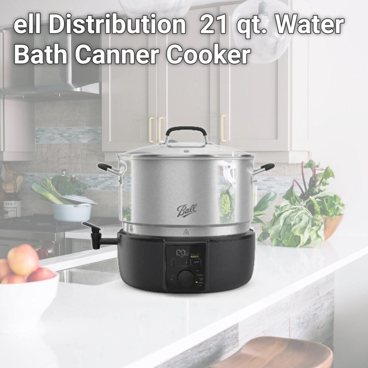 Picture of ell Distribution 125157 21 qt. Water Bath Canner Cooker