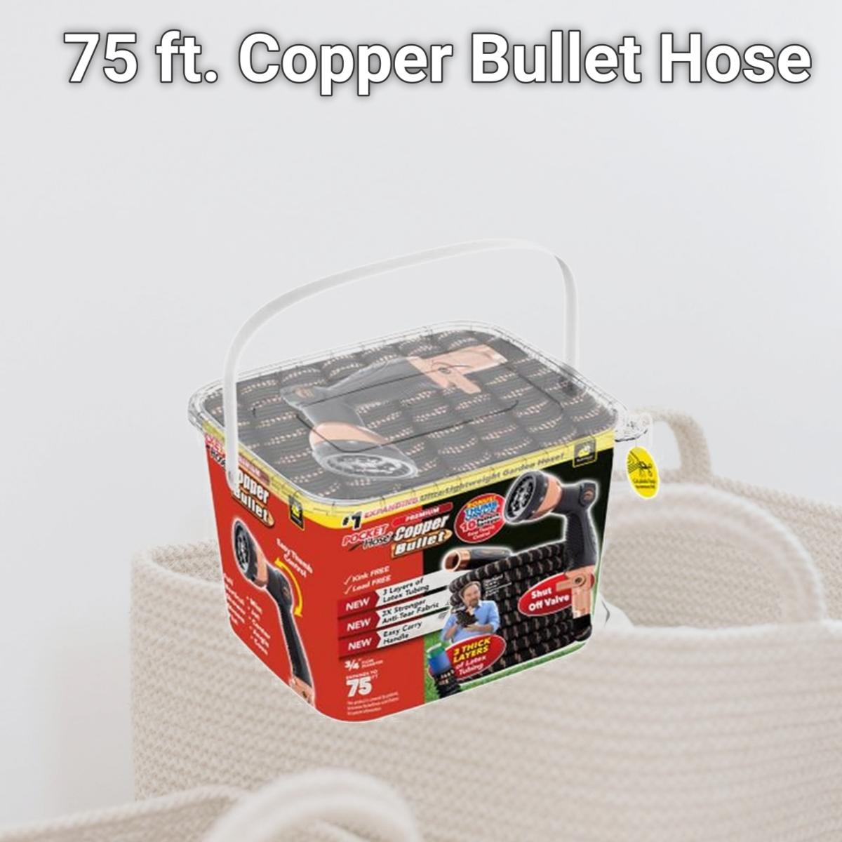 Picture of Telebrands 128466 75 ft. Copper Bullet Hose