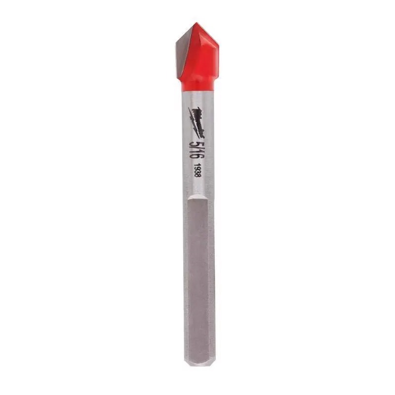 142389 0.31 x 2.25 in. Glass & Tile Drill Bit - Silver