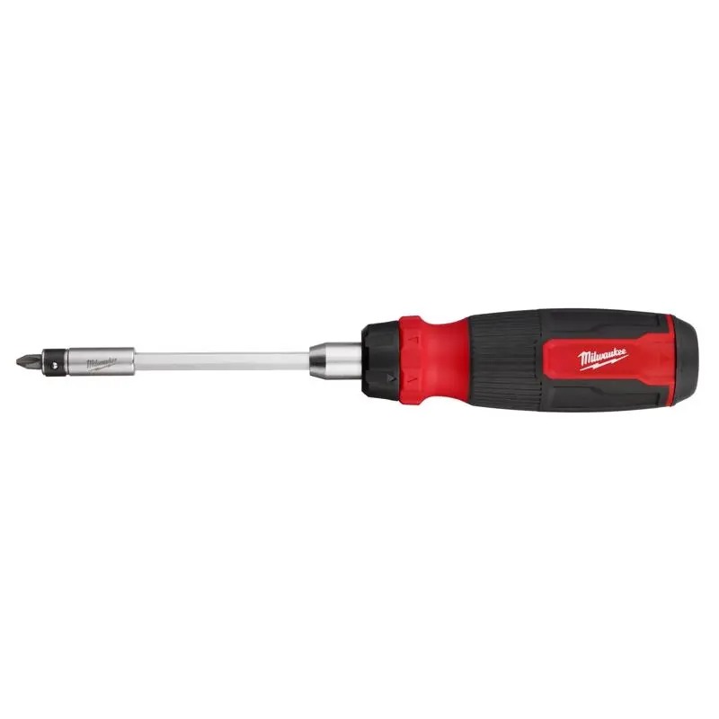 145294 27 in 1 Ratcheting Multi-Bit Screwdriver - Black & Red