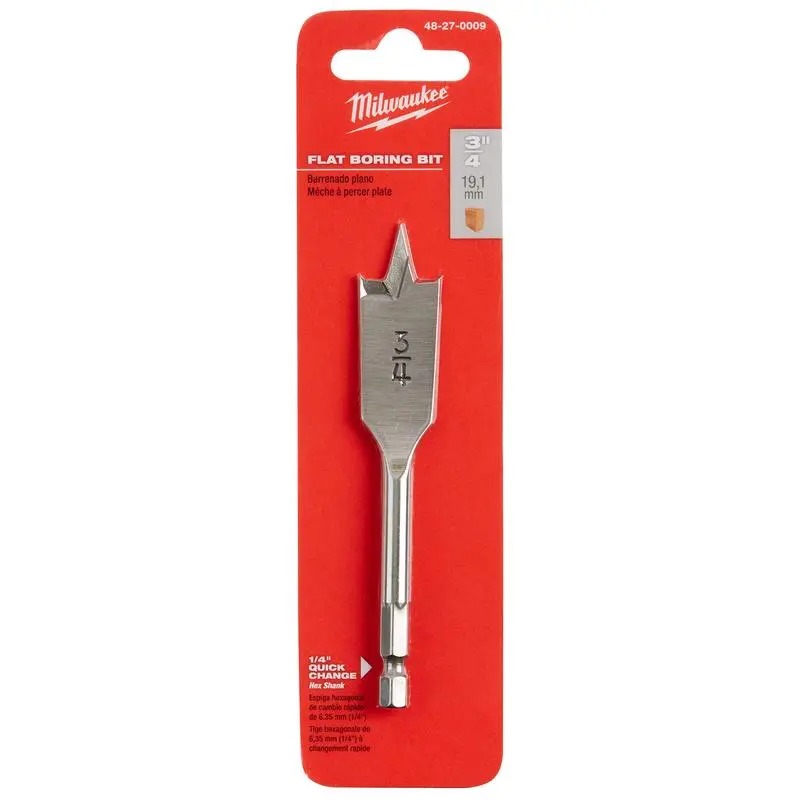 143108 0.75 x 4.5 in. Flat Boring Bit