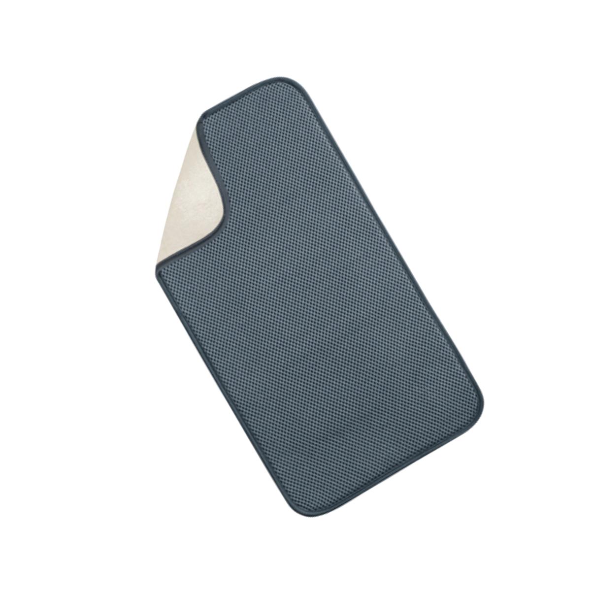 Picture of Interdesign 40032 Pewter-Ivory Dry Mat, 18 x 9 in.