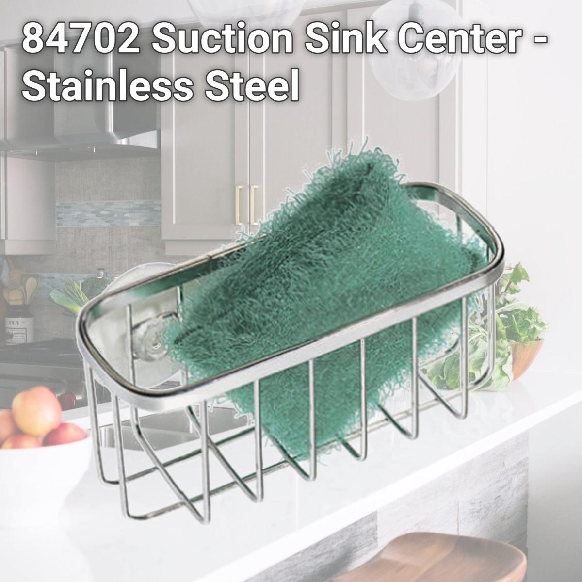 Picture of Interdesign 84702 Suction Sink Center - Stainless Steel
