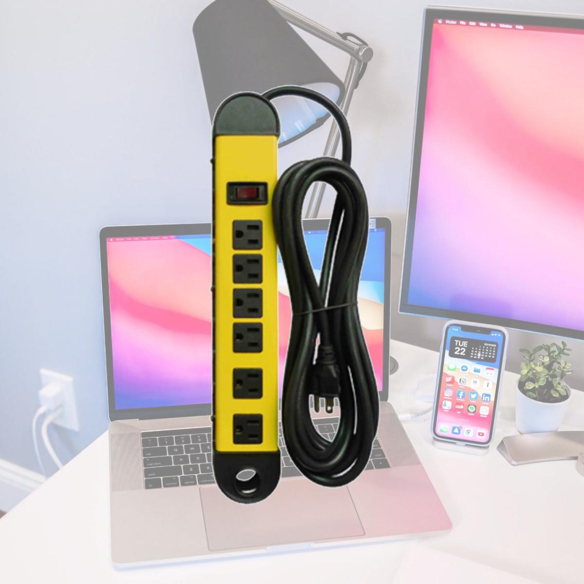 Picture of Master Electrician PS-678 6 Outlet Metal Power Strip
