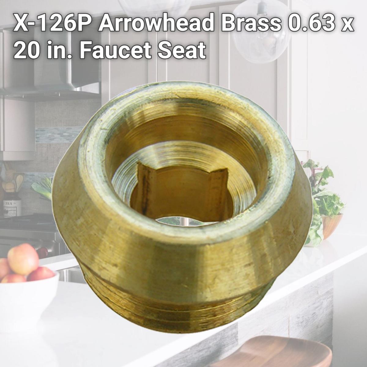Picture of Larsen Supply X-126P Arrowhead Brass 0.63 x 20 in. Faucet Seat