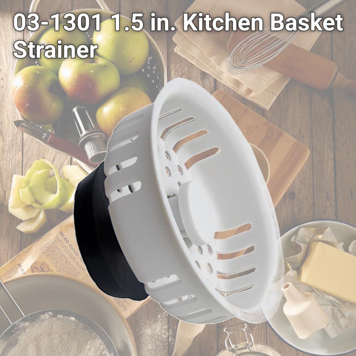 Picture of Larsen Supply 03-1301 1.5 in. Kitchen Basket Strainer