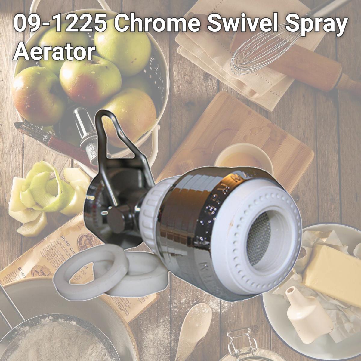 Picture of Larsen Supply 09-1225 Chrome Swivel Spray Aerator