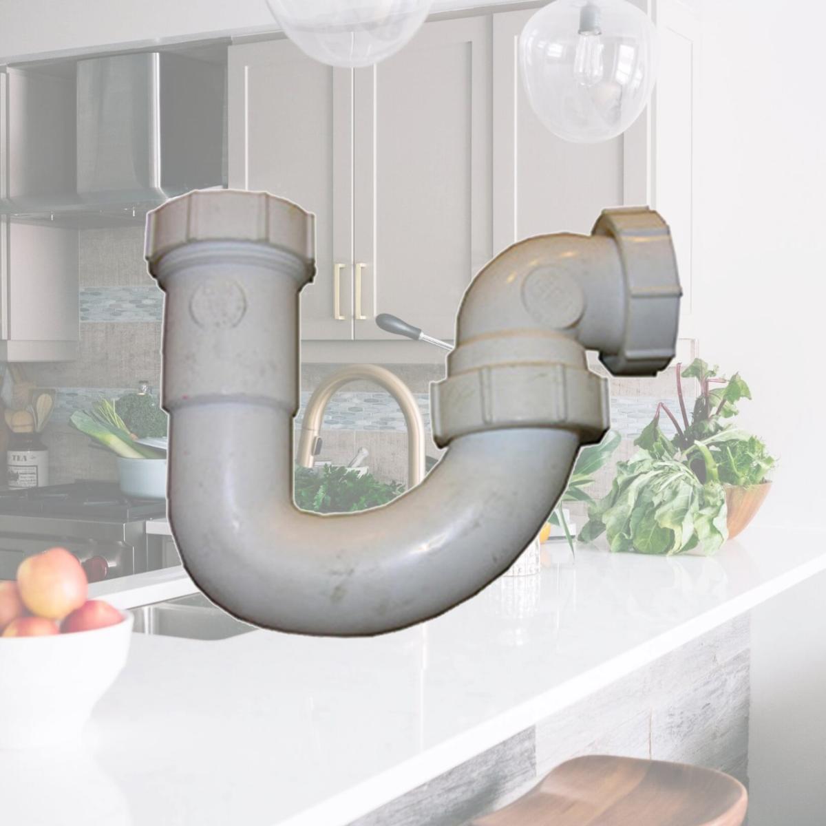 Picture of Larsen Supply 03-4229 1.25 in. White Sink J Bend