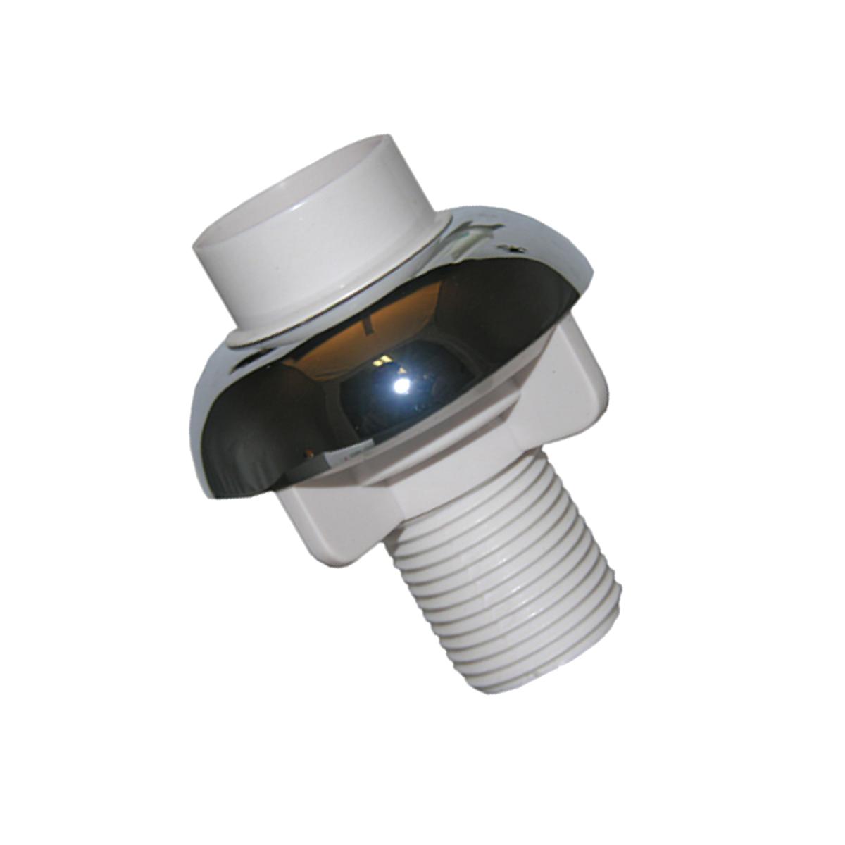 Picture of Larsen Supply 08-1509 Universal Fit White-Chrome Sink Hose Guide