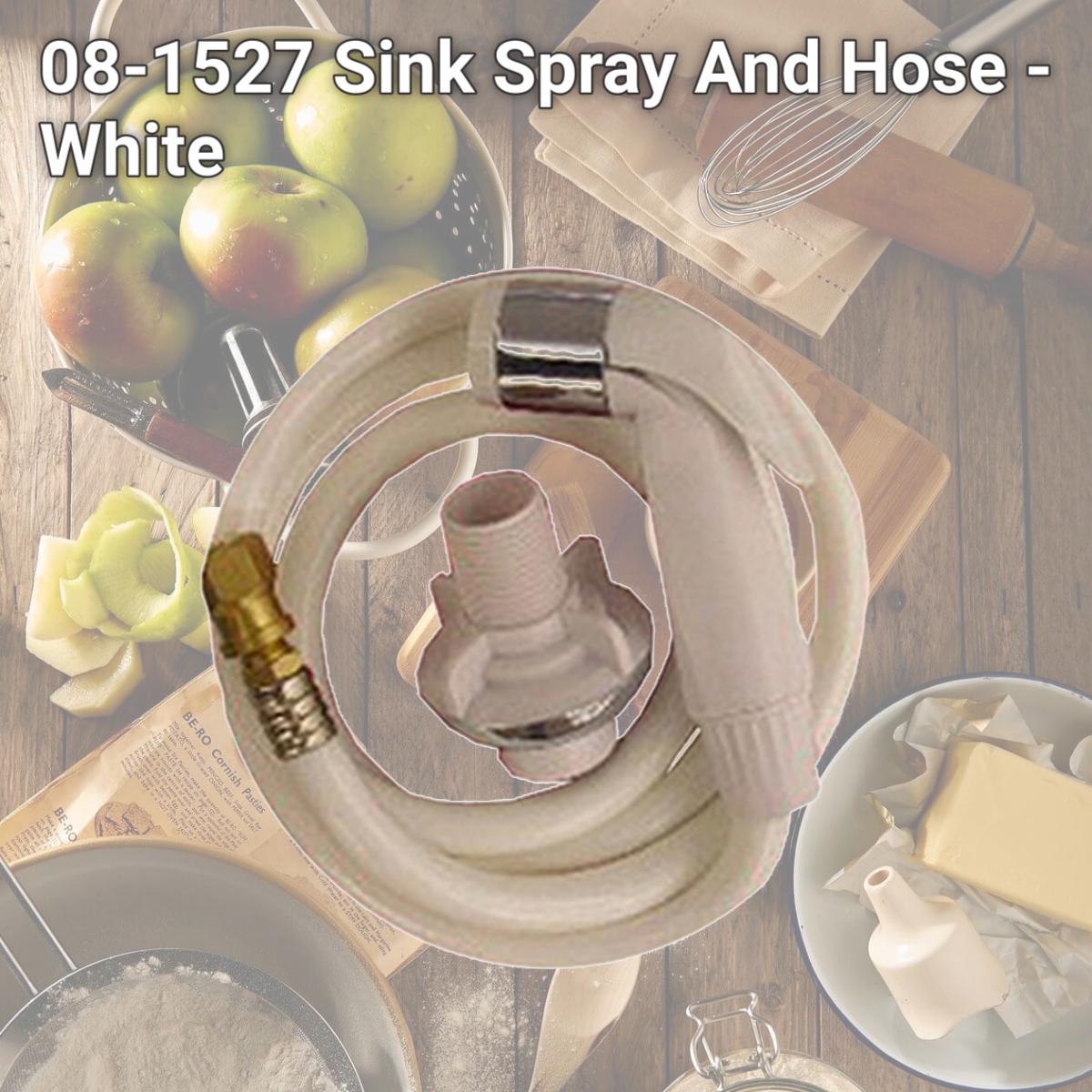 Picture of Larsen Supply 08-1527 Sink Spray And Hose - White