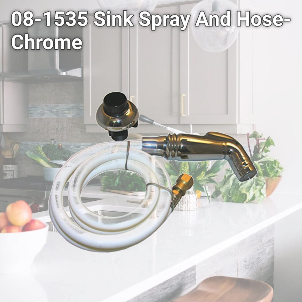 Picture of Larsen Supply 08-1535 Sink Spray And Hose- Chrome