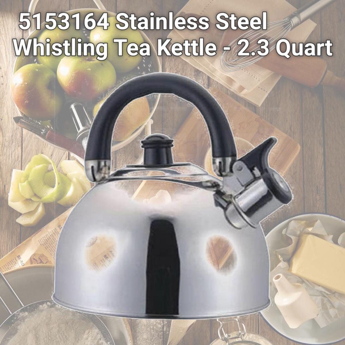 Picture of Lifetime 5153164 Stainless Steel Whistling Tea Kettle - 2.3 Quart