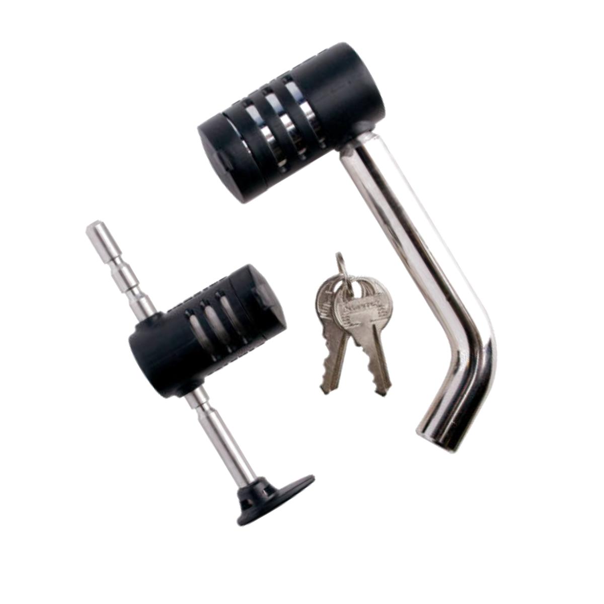 Picture of Master Lock 2848DAT Stainless Steel Receiver & Coupler Lock Set