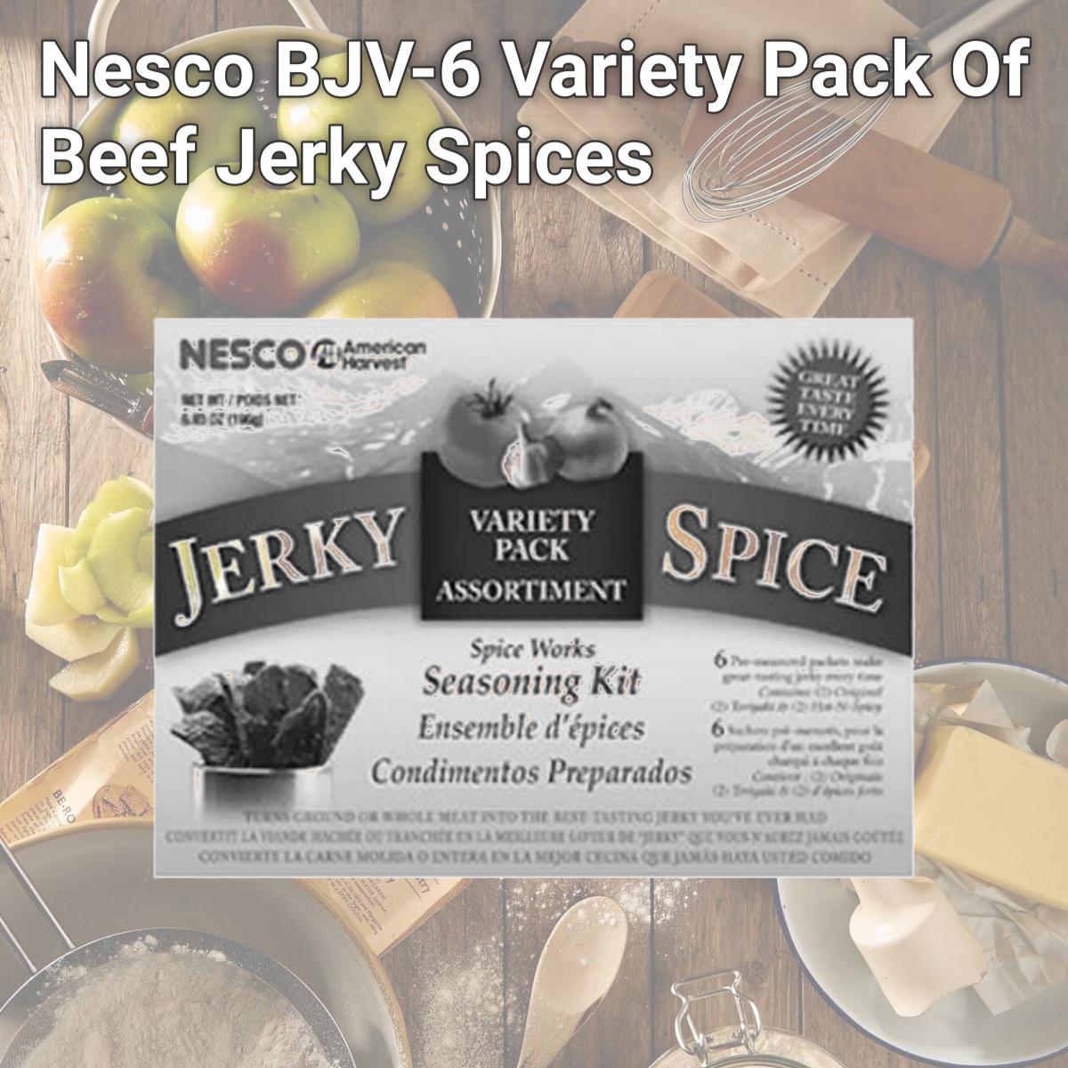 Picture of Nesco BJV-6 Variety Pack Of Beef Jerky Spices