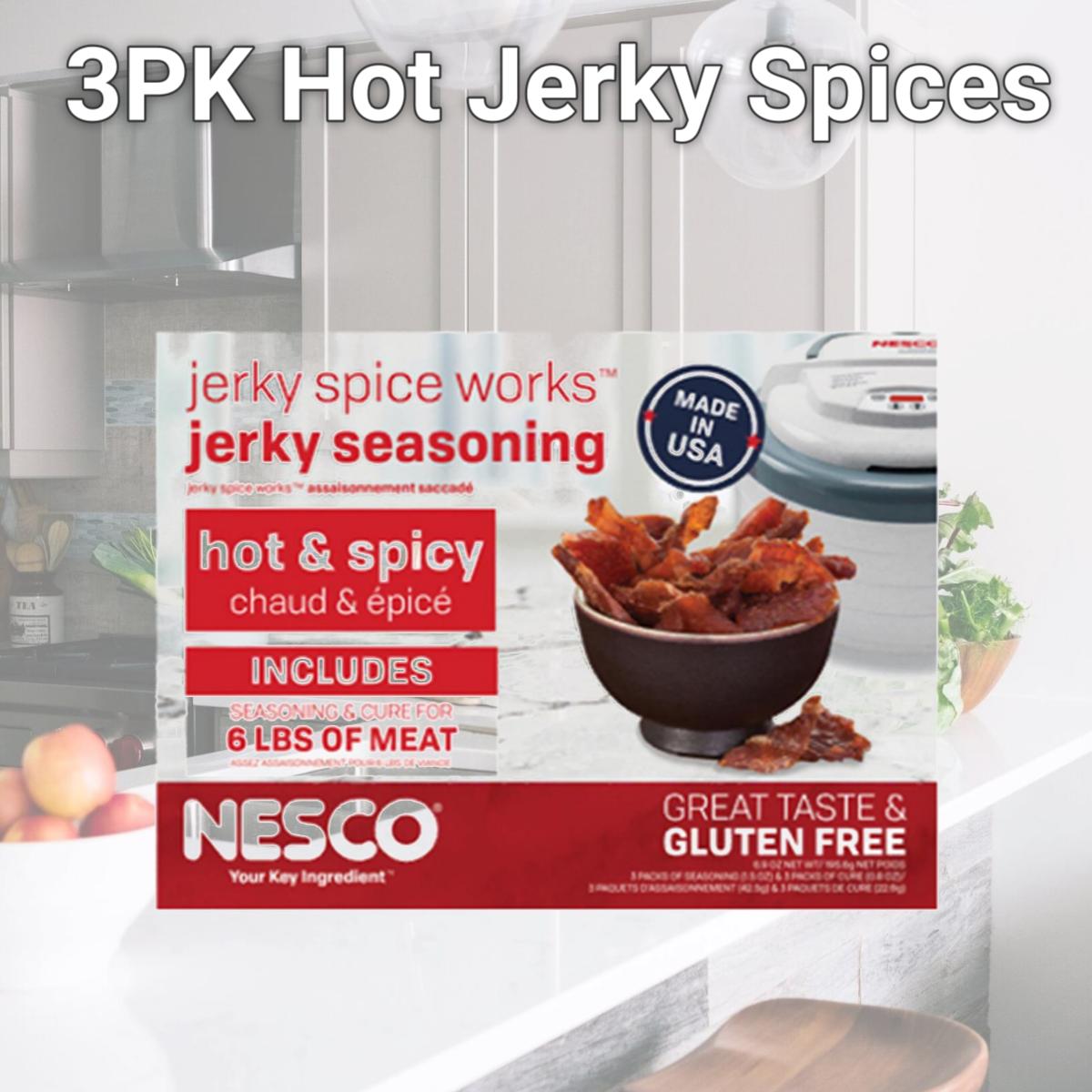 Picture of Nesco 3PK Hot Jerky Spices 