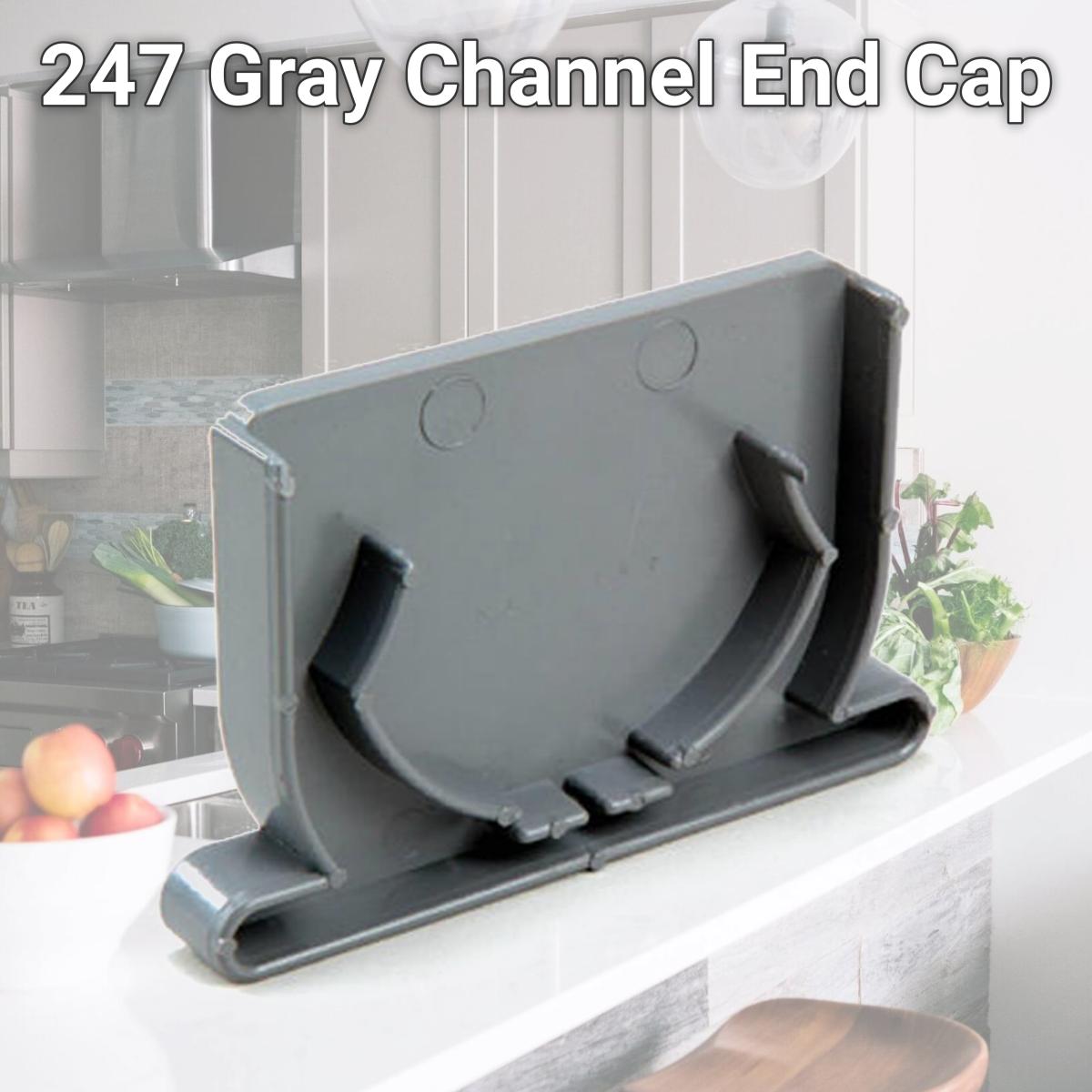 Picture of NDS 247 Gray Channel End Cap