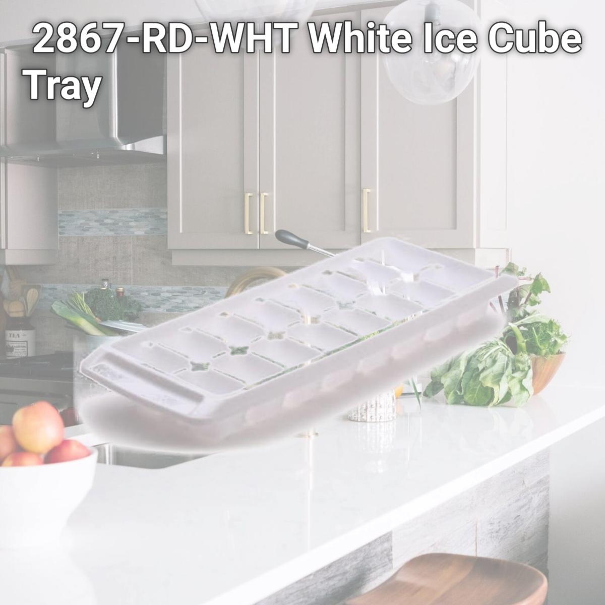 Picture of Rubbermaid 2867-RD-WHT White Ice Cube Tray