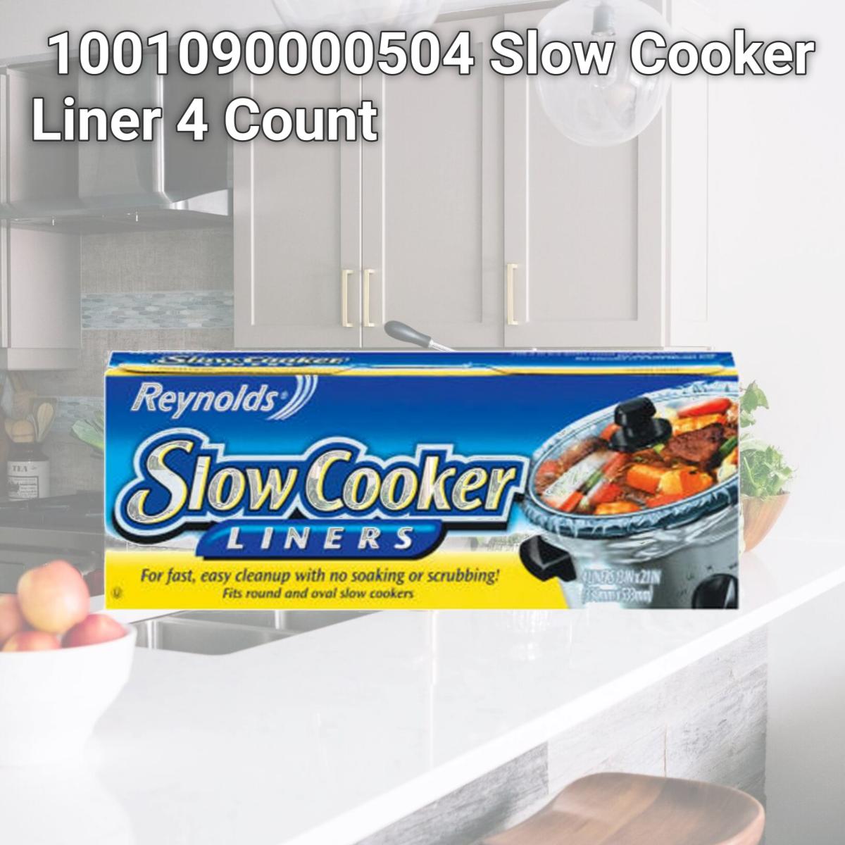 Picture of Reynolds 1001090000504 Slow Cooker Liner 4 Count